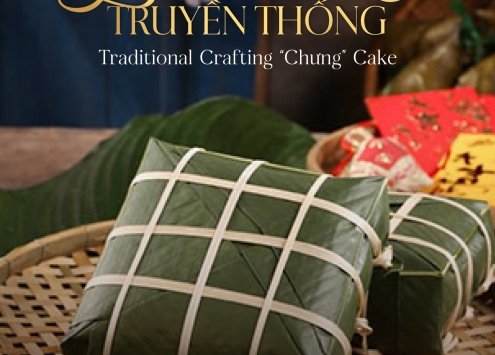 TRADITIONAL CRAFTING “CHƯNG” CAKE